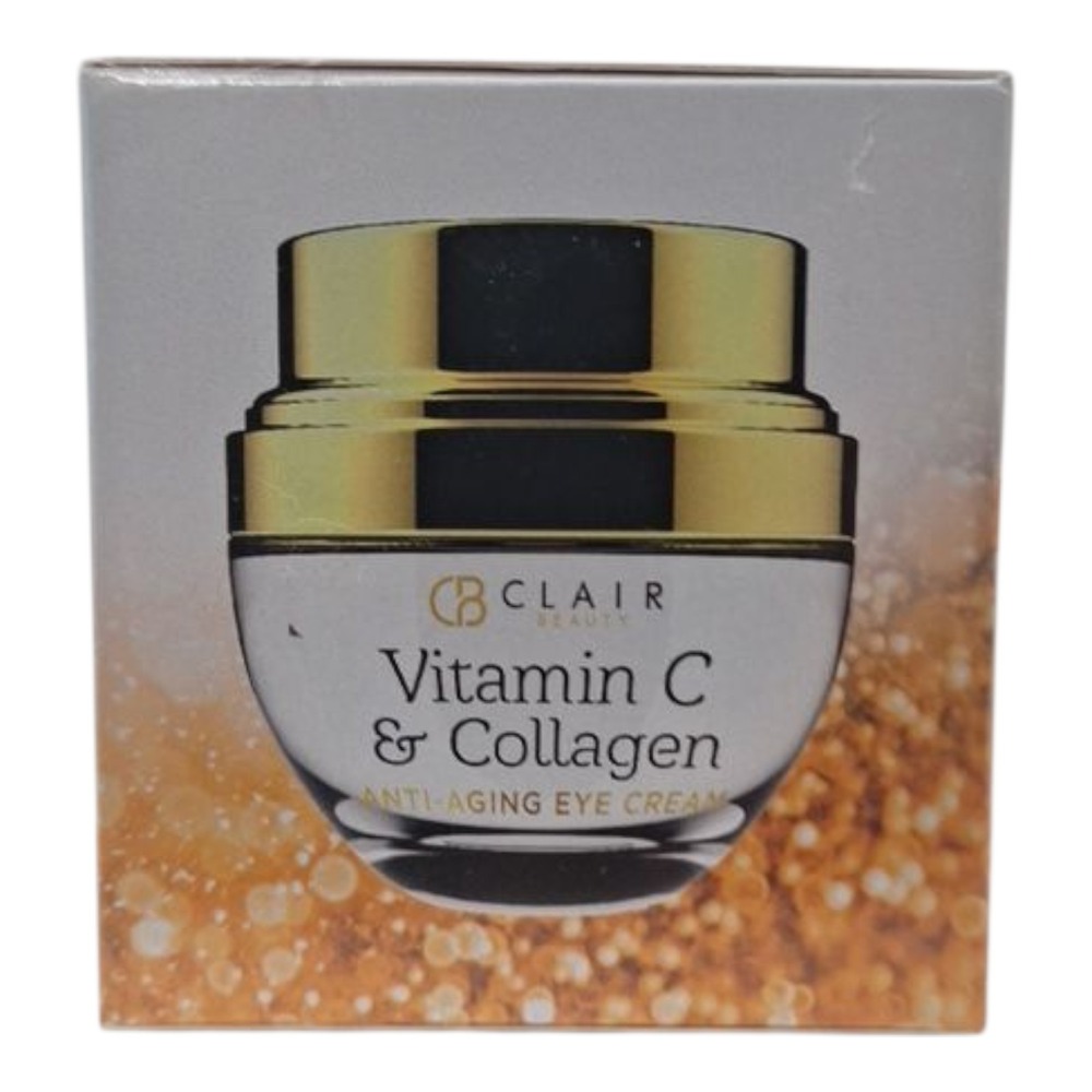 CLAIR Beauty Vitamin C Collagen Anti-Aging Eye Cream Wrimkle Reducing NEW - Picture 9 of 11
